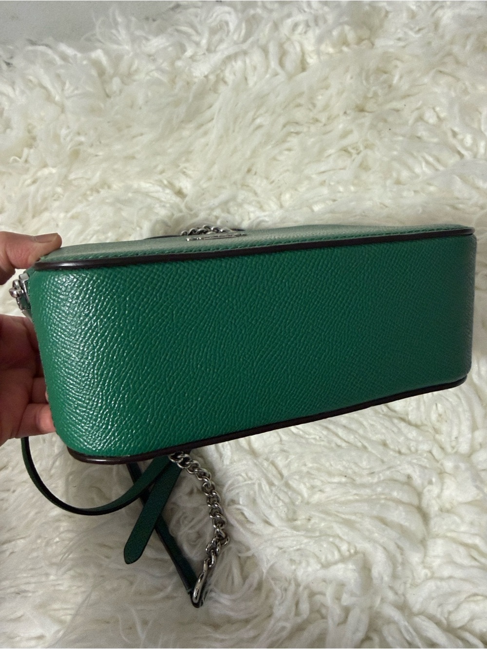 Coach C2872 green box crossbody bag - Picture 11 of 14